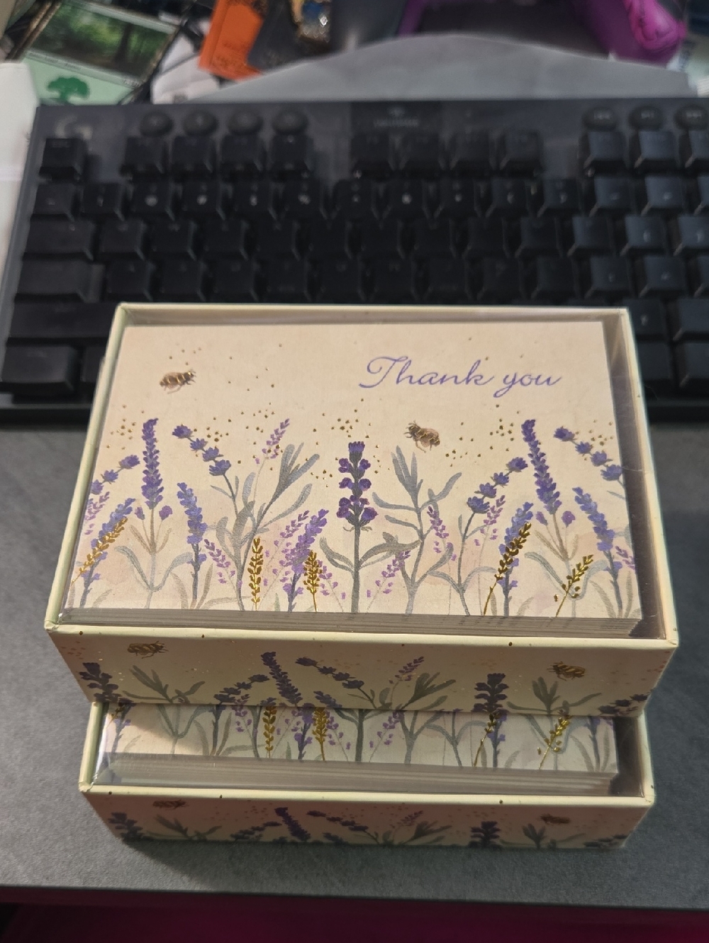 Lavender And Honey Thank You Cards